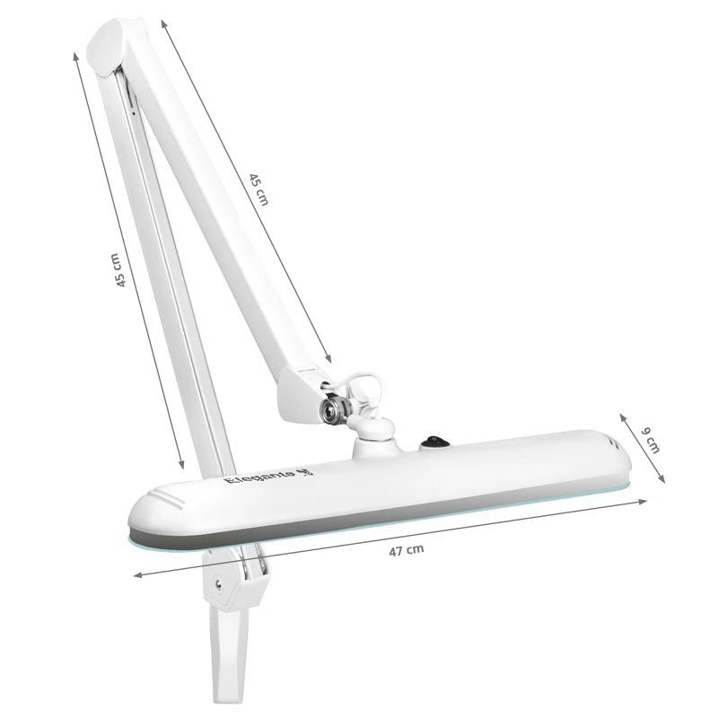 Elegant LED workshop lamp 801st standard white vise