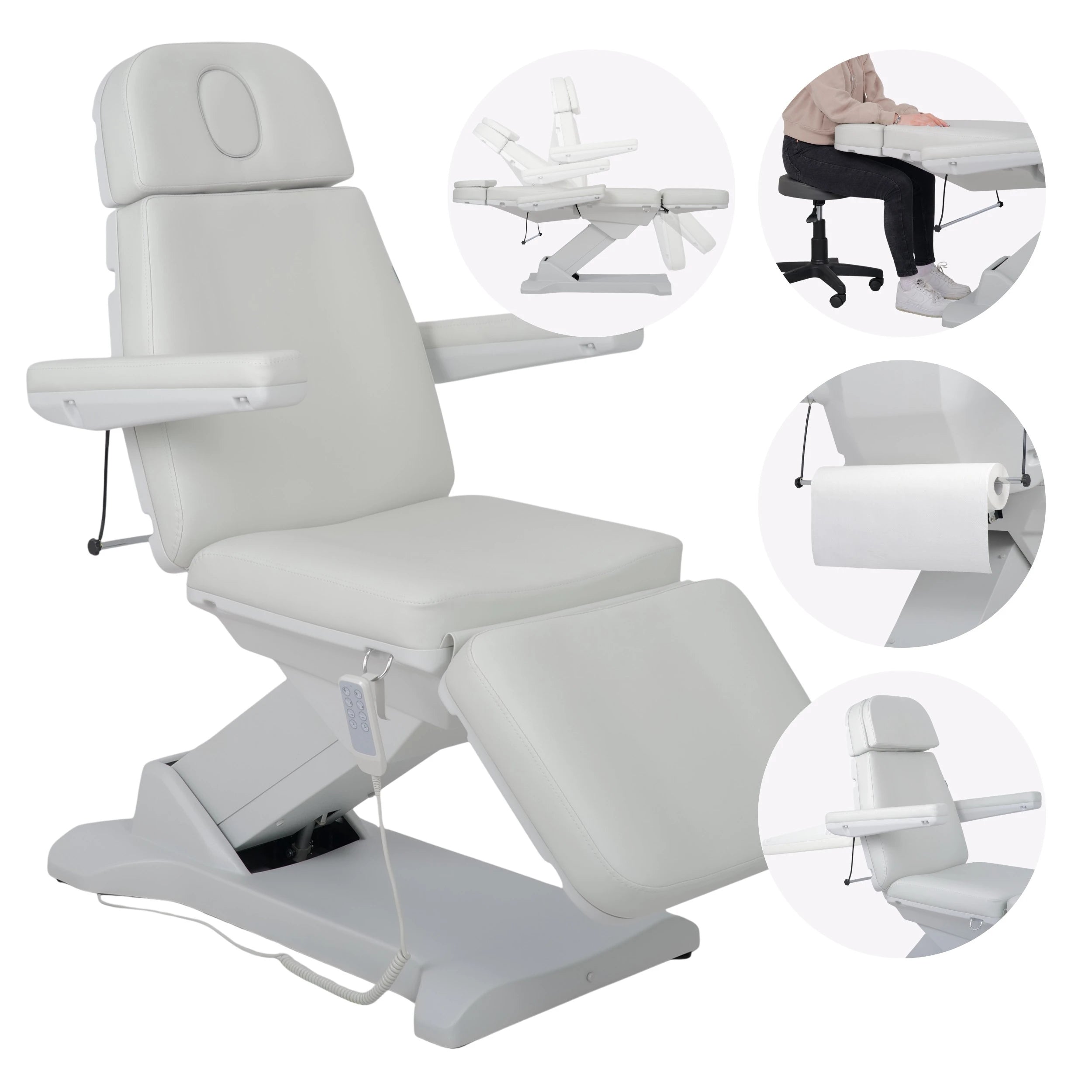Electric beauty chair Selia PRO 4 Touch Core k329 grey