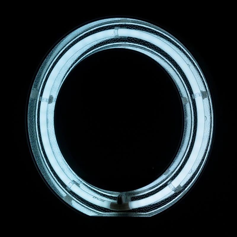 Ring lamp, RING LIGHT 18" 55W, fluorescent, white + tripod