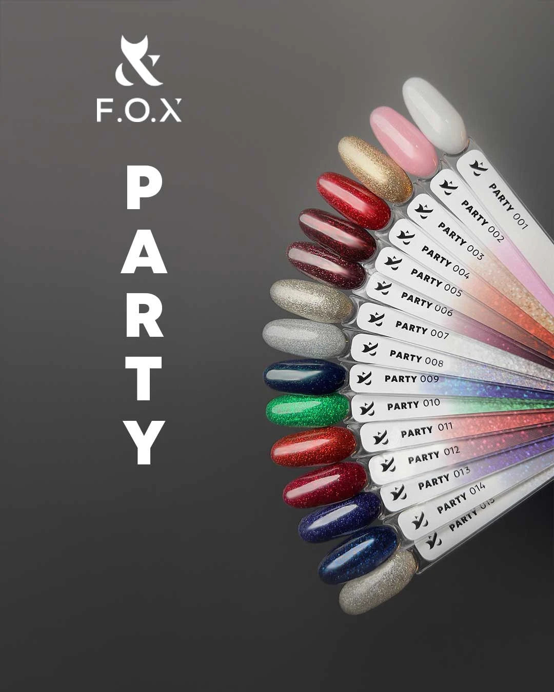 F.O.X Gel Polish Party 003, 7 ml, geelilakka