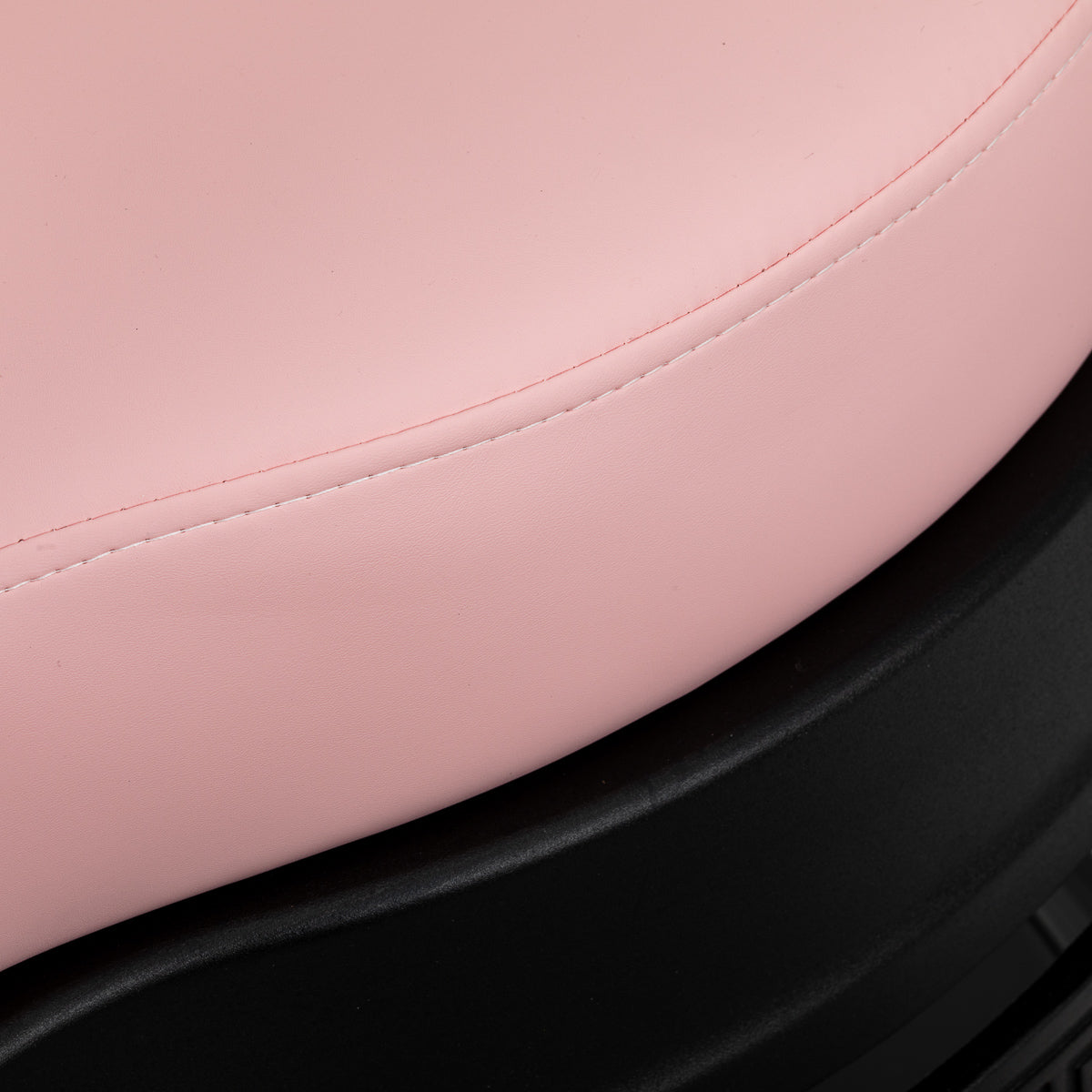 Barber chair Gabbiano President pink with black base