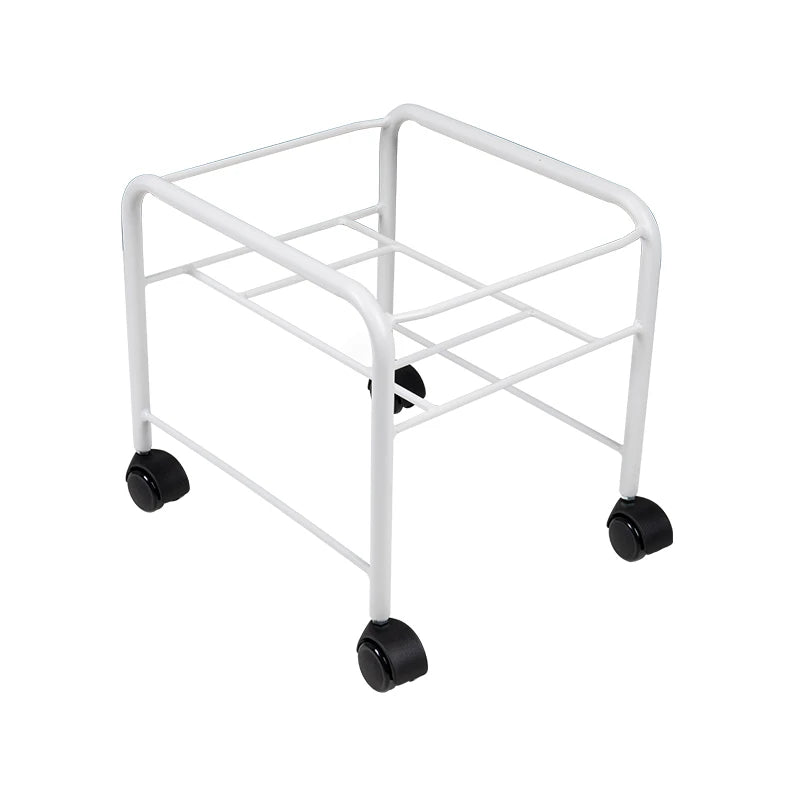 Simple pedicure tray with white wheels