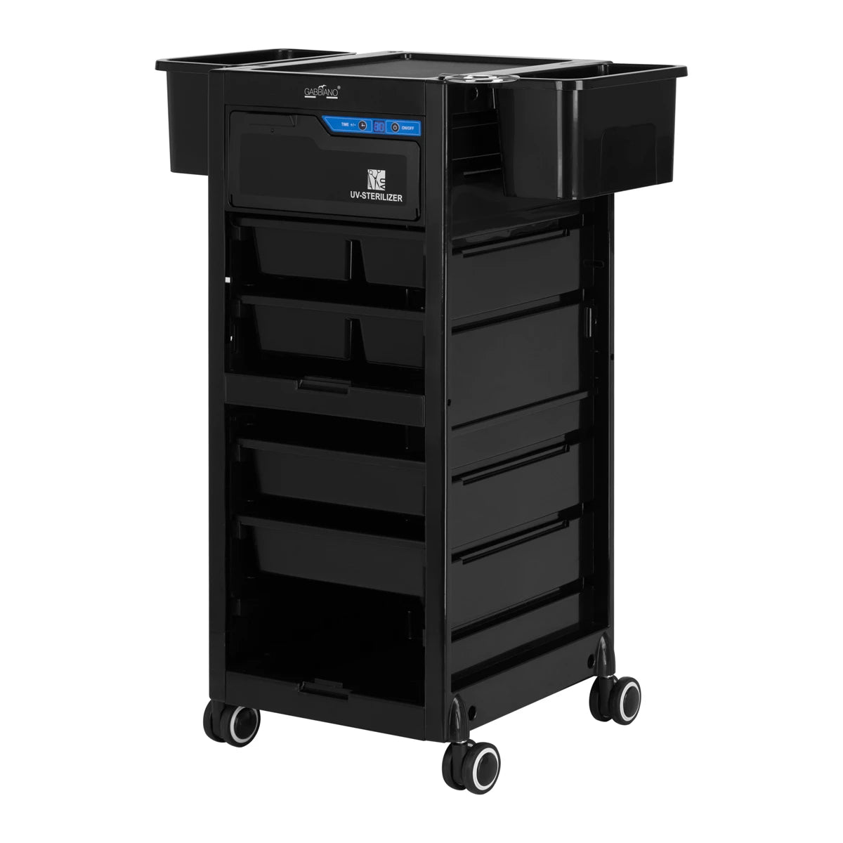 Gabbiano hairdresser's helper with UV sterilizer 68UV black