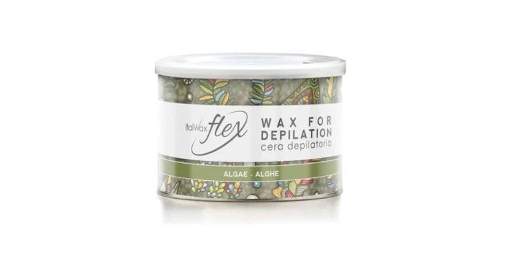 ItalWax FLEX nestemäinen ihokarvanpoistovaha purkki ALGAE, 400 ml
