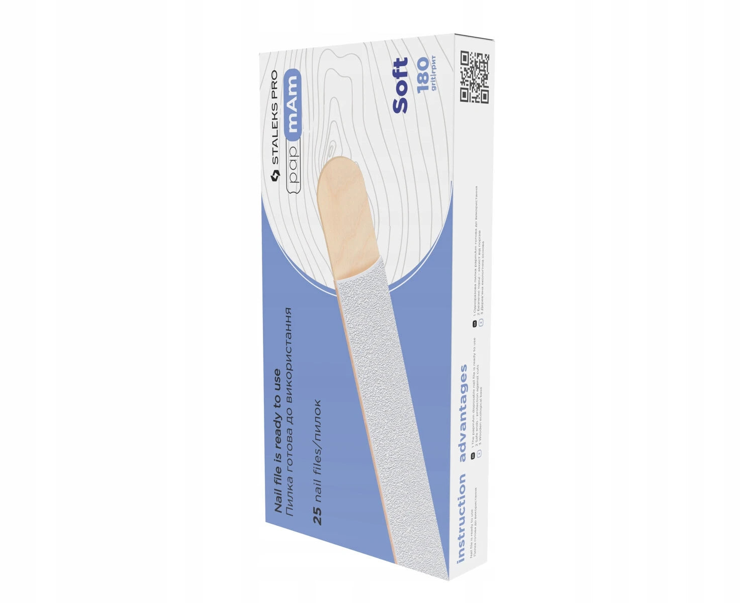 STALEKS Pro Expert kertakäyttöiset viilat SOFT 180 grit (25 kpl)