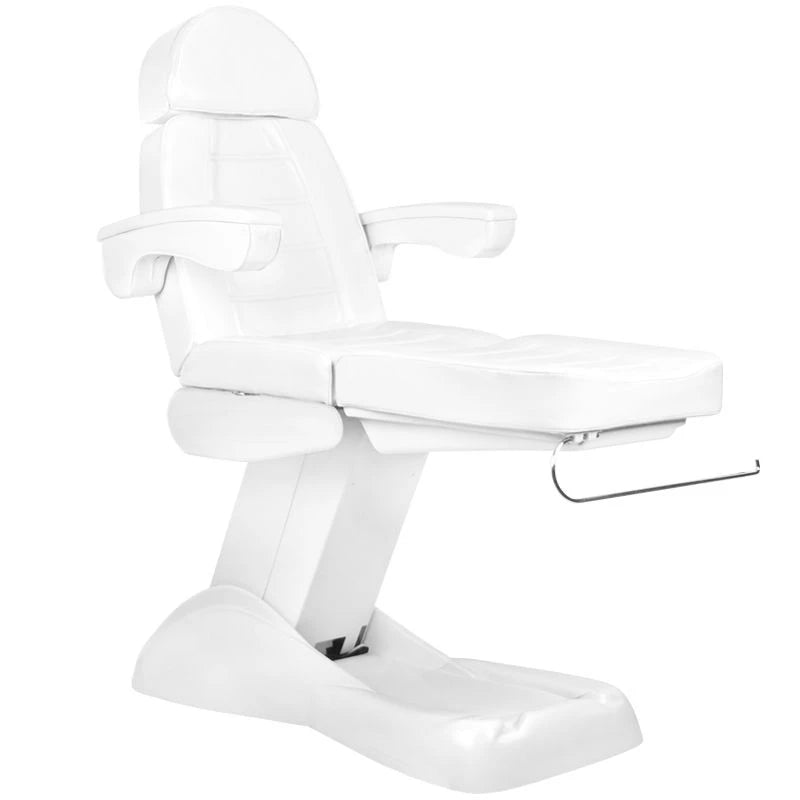 Beauty bed-couche LUX, 4 motors, white with a cradle