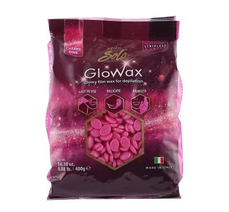 ItalWax GloWax HOT FILM WAX IN BEADS, cherry pink 400gr.