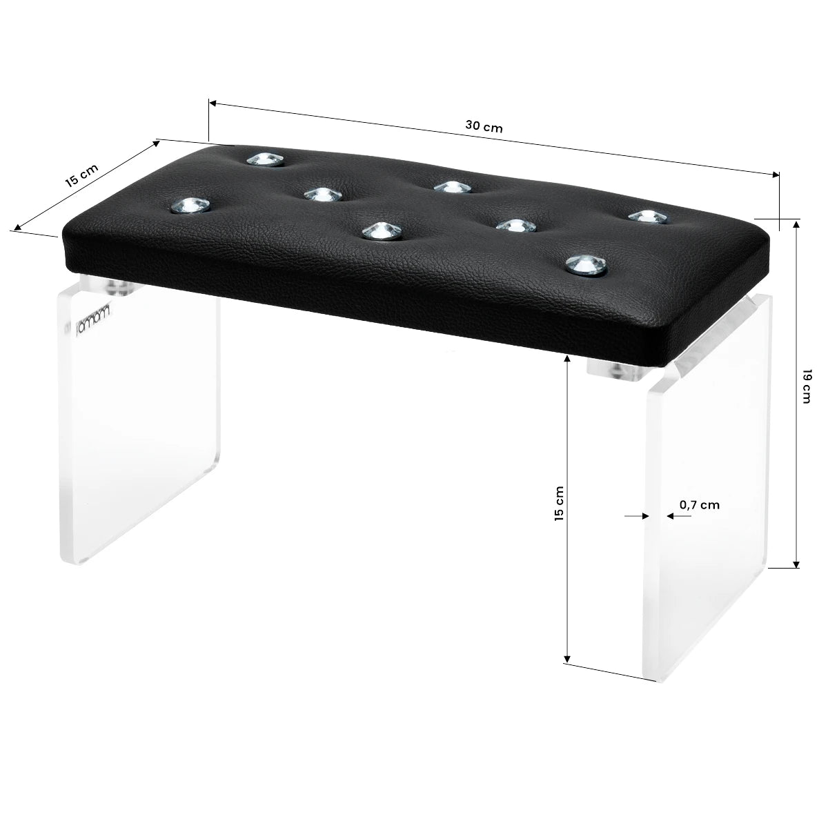 Momo Diamond Manikyyriteline Black