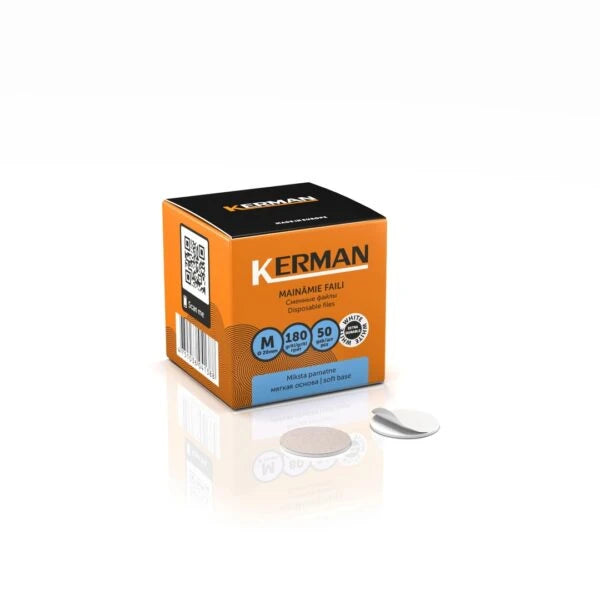 Kerman vaihtolaikka M pedikyyrille soft 180 grit, 50 kpl