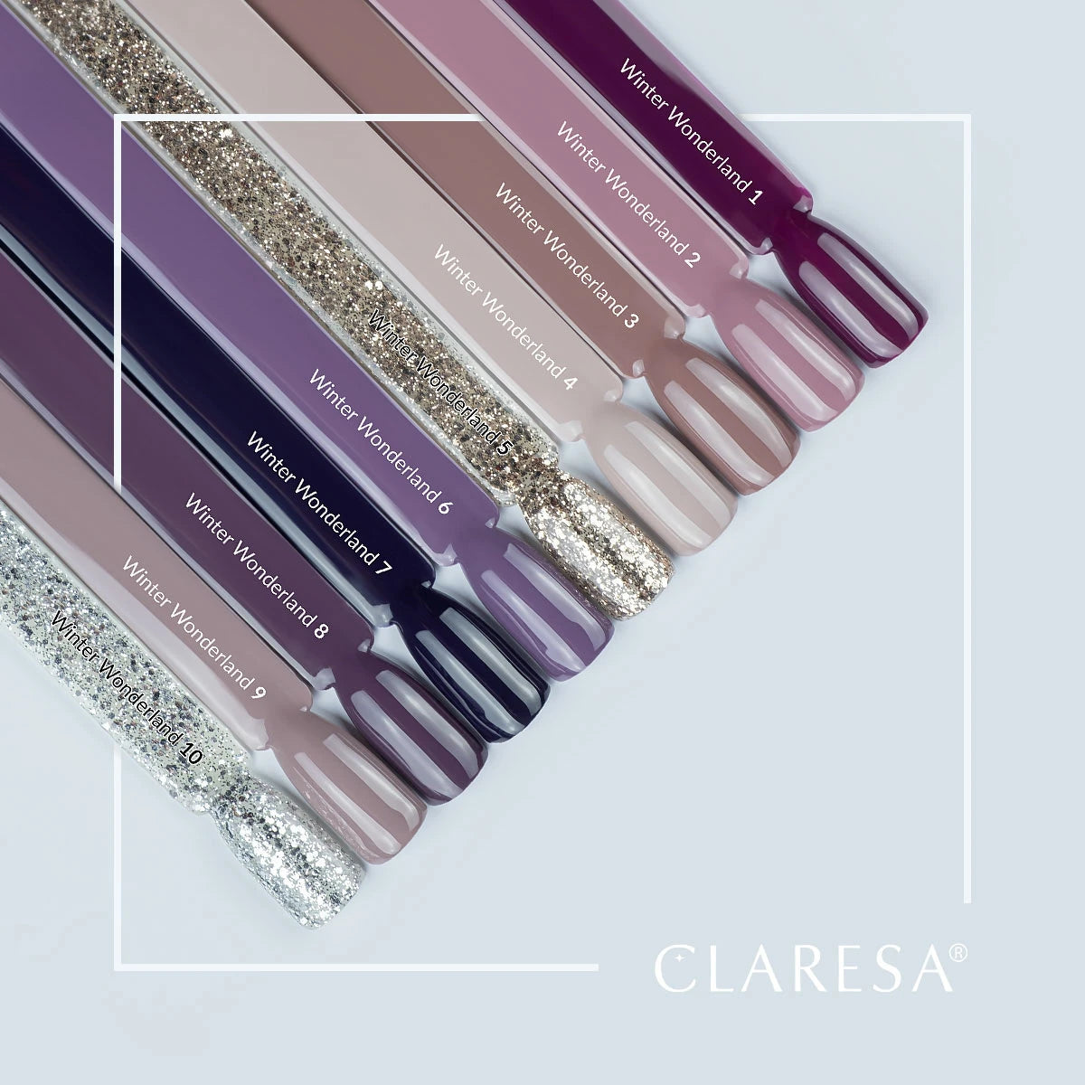 CLARESA Winter Wonderland 1 geelilakka, 5 ml