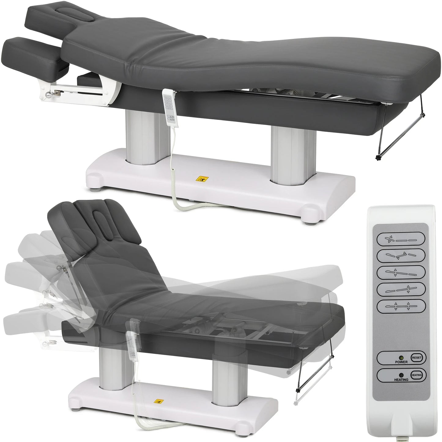 Gemini Flex HEAT So Skin K429 sähköinen hierontapöytä, harmaa