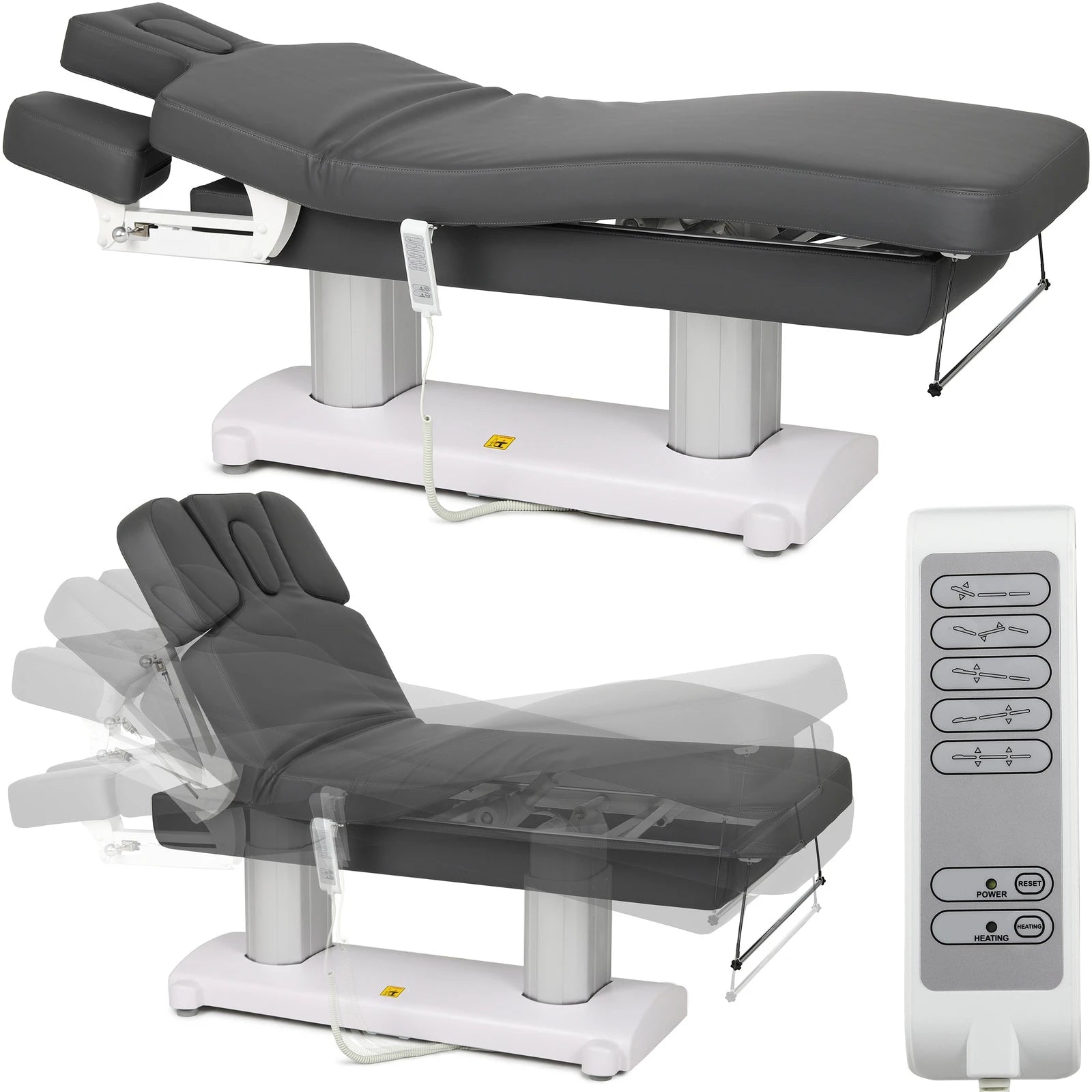 Gemini Flex HEAT So Skin K429 sähköinen hierontapöytä, harmaa
