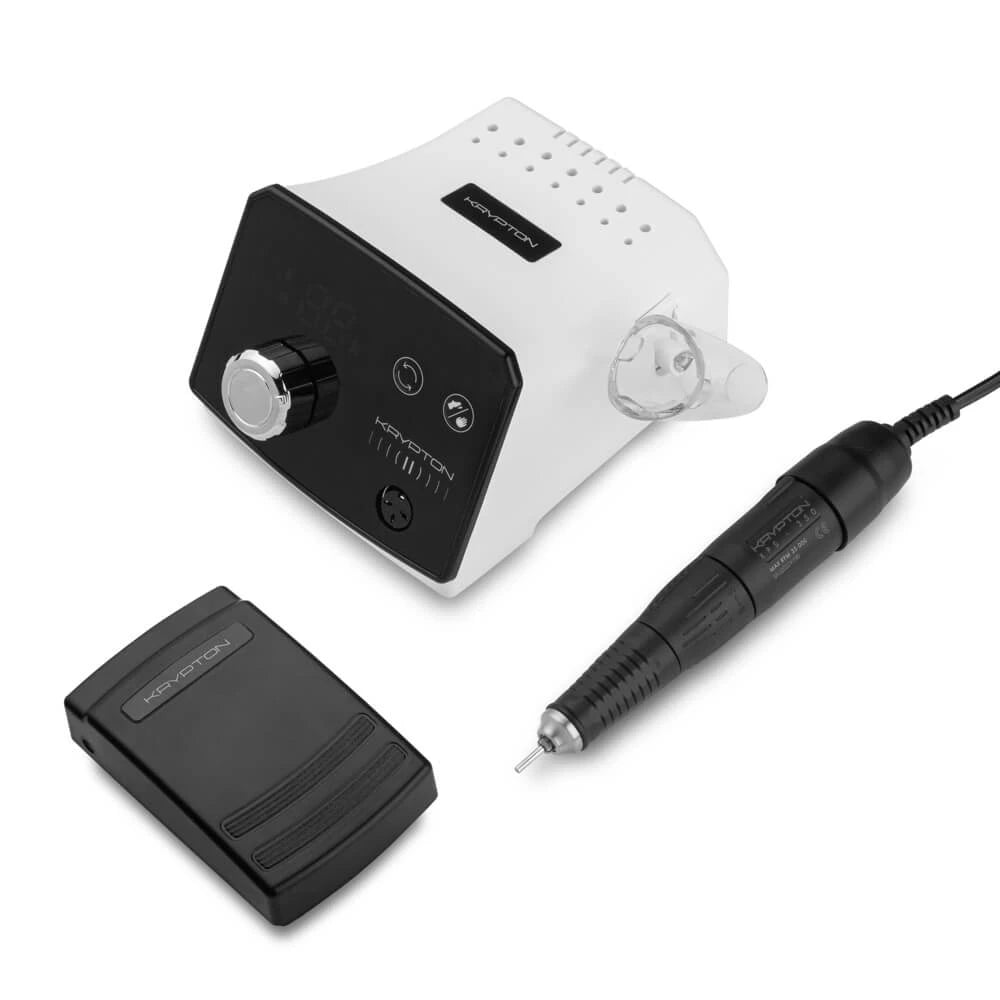 BUCOS INNOVATION Nail Drill KRYPTON II XPS-350 70 W ja 35 000 rpm:n käyntinopeudella, manicure ja pedicure