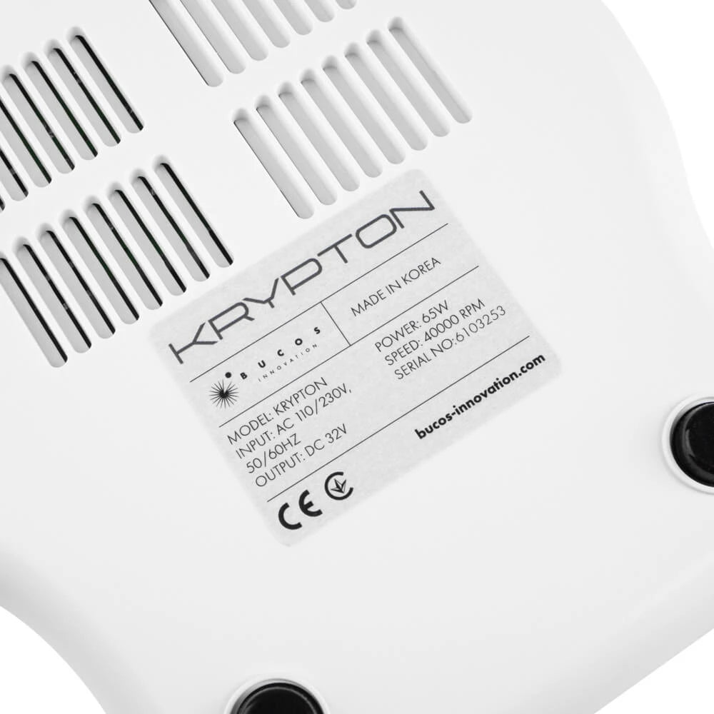 BUCOS INNOVATION Kynsipora KRYPTON XPS-400, 65 W, 40 000 rpm, valkoinen/violetti