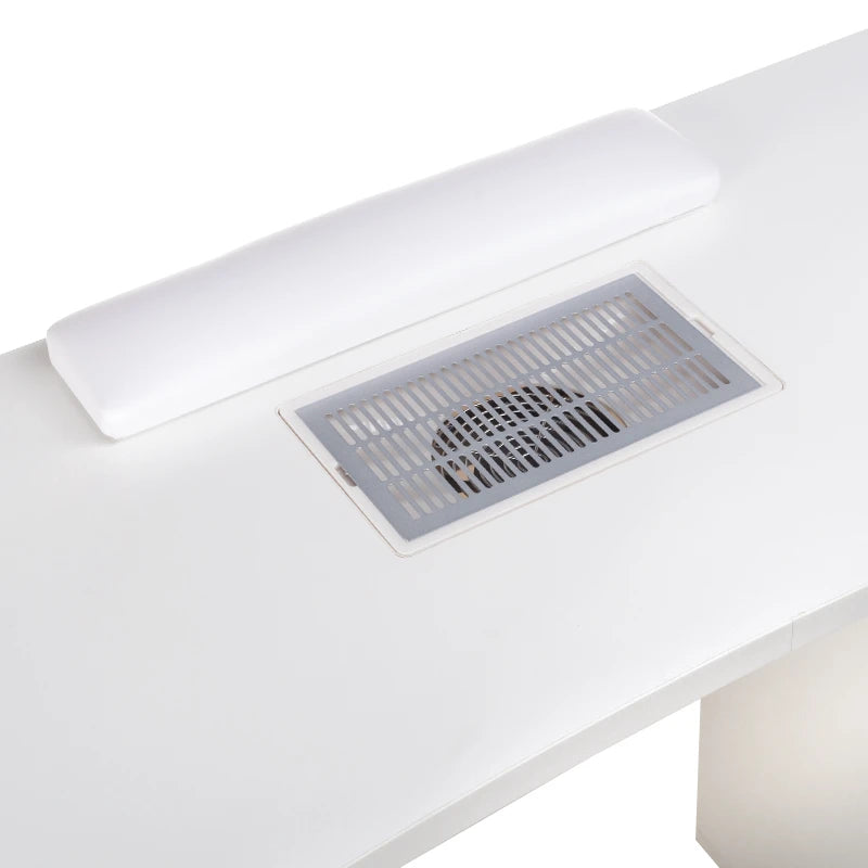 Manikyyripöytä BD-3425+P pölynimurilla, valkoinen