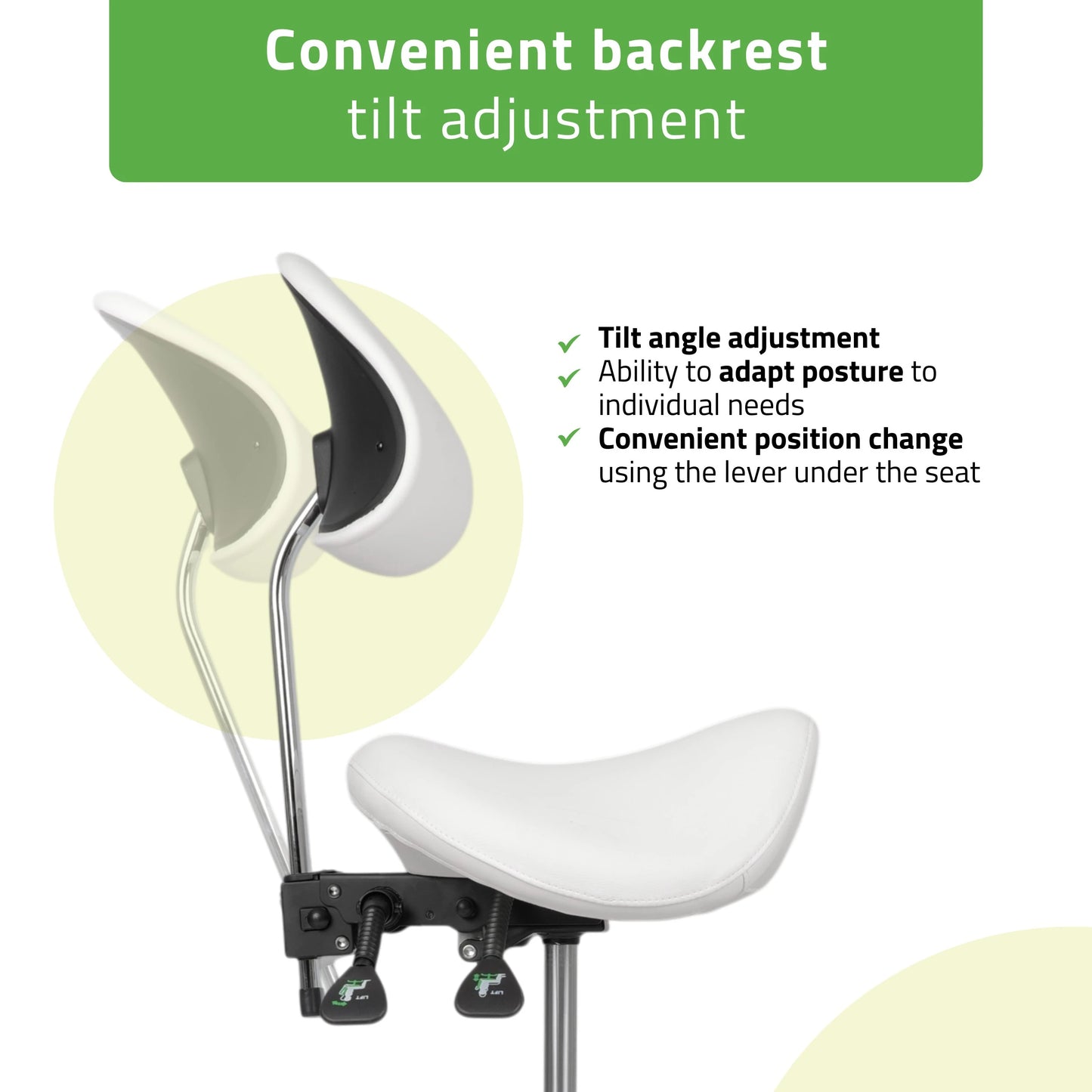 Stool Diana So Skin K401 White