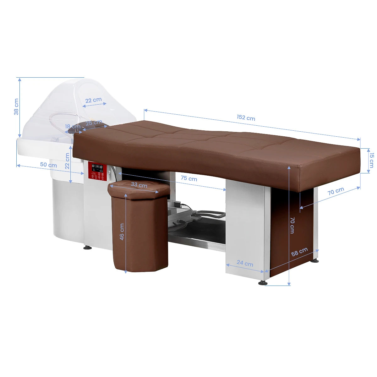 Gabbiano Head Spa 017 hair washing bed brown