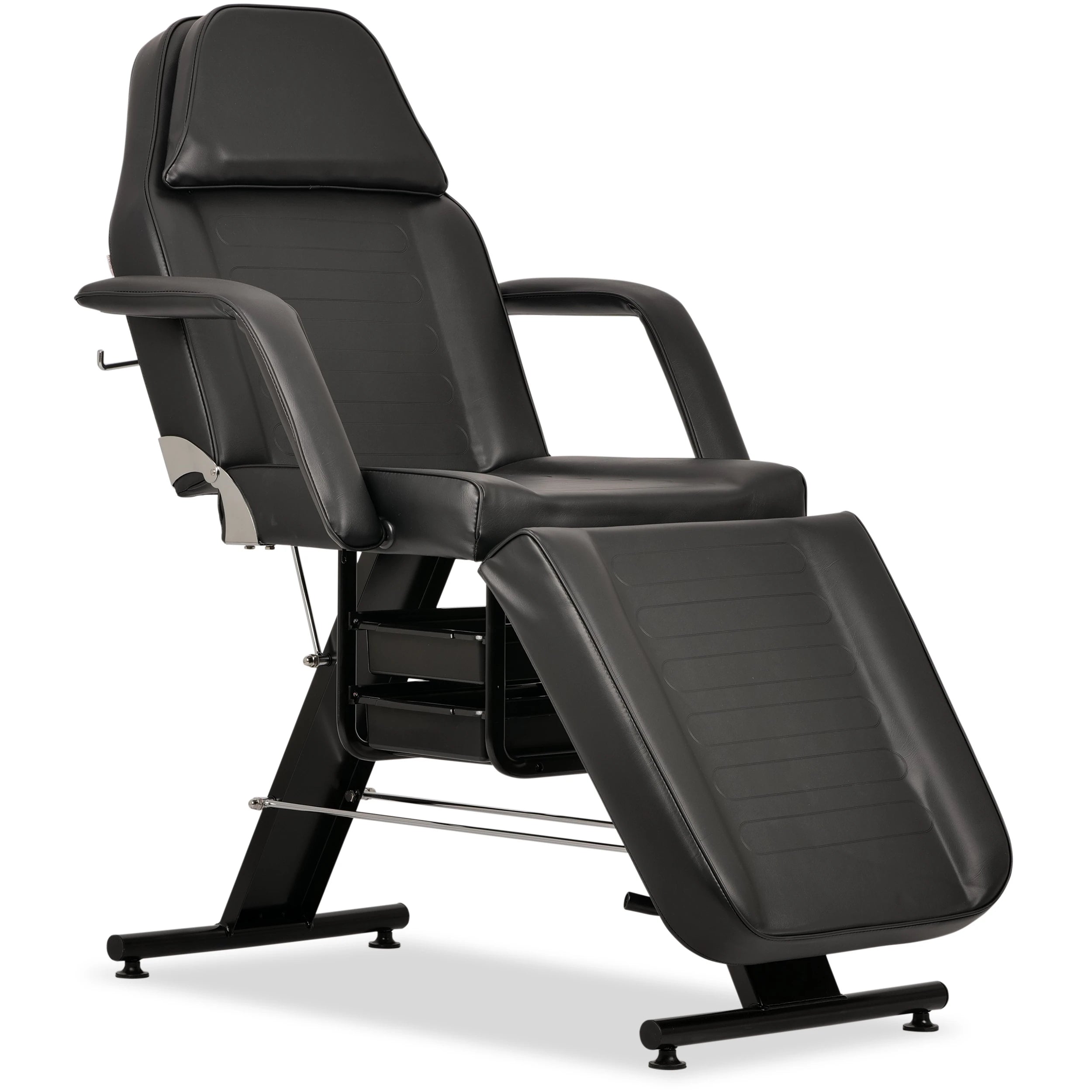 ARIA NERO beauty chair with trays, black