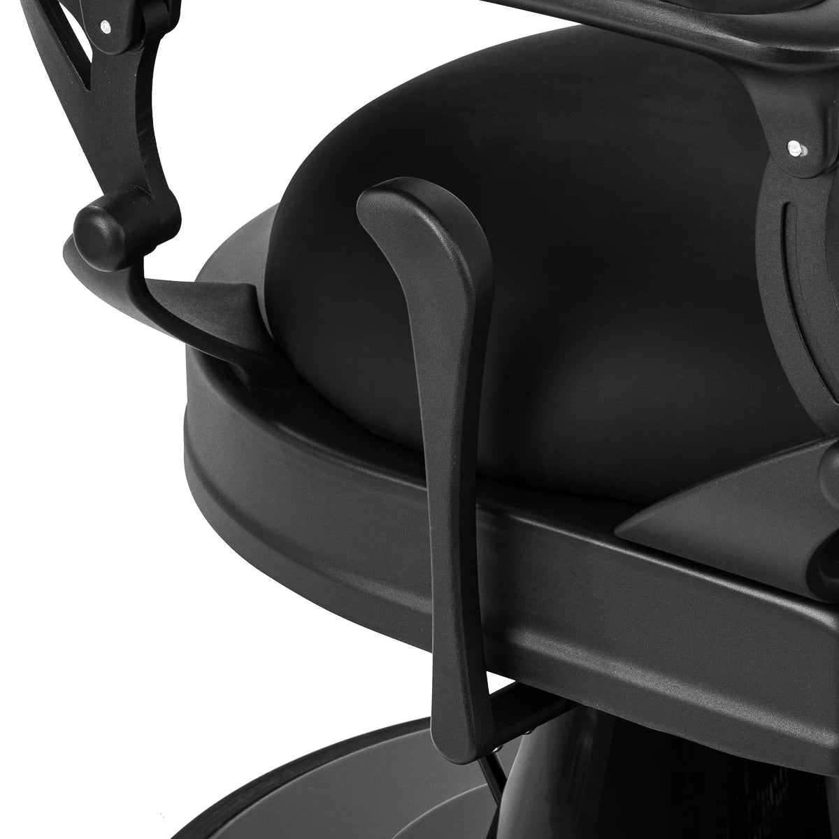 Barber chair Gabbiano Niccolo Black buttonless