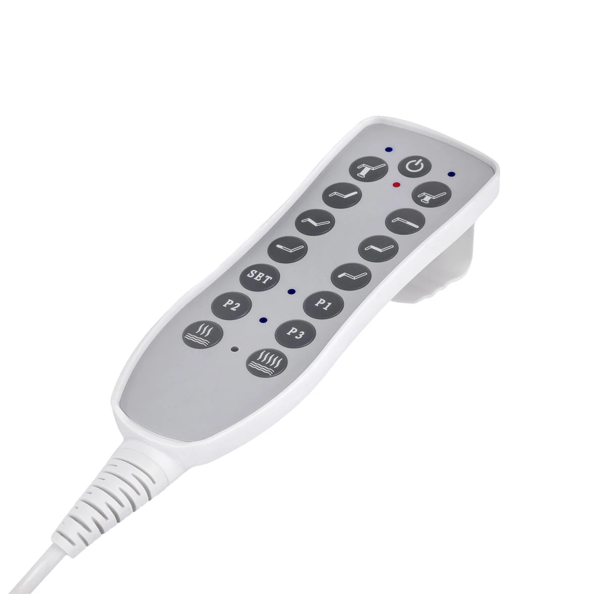 Beauty bed-couche AZZURRO 708a, 4 motors, white, heated