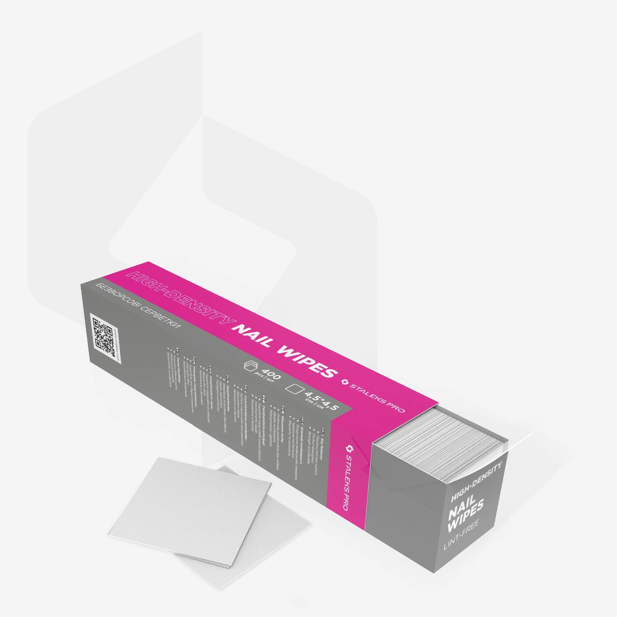 STALEKS PRO SMART nukkaamattomat tiiviit pyyhkeet 400 kpl