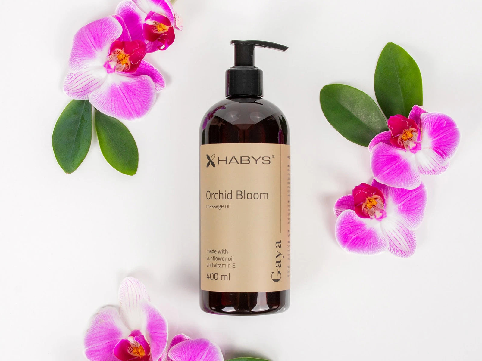 Orchid bloom hierontaöljy, 400 ml