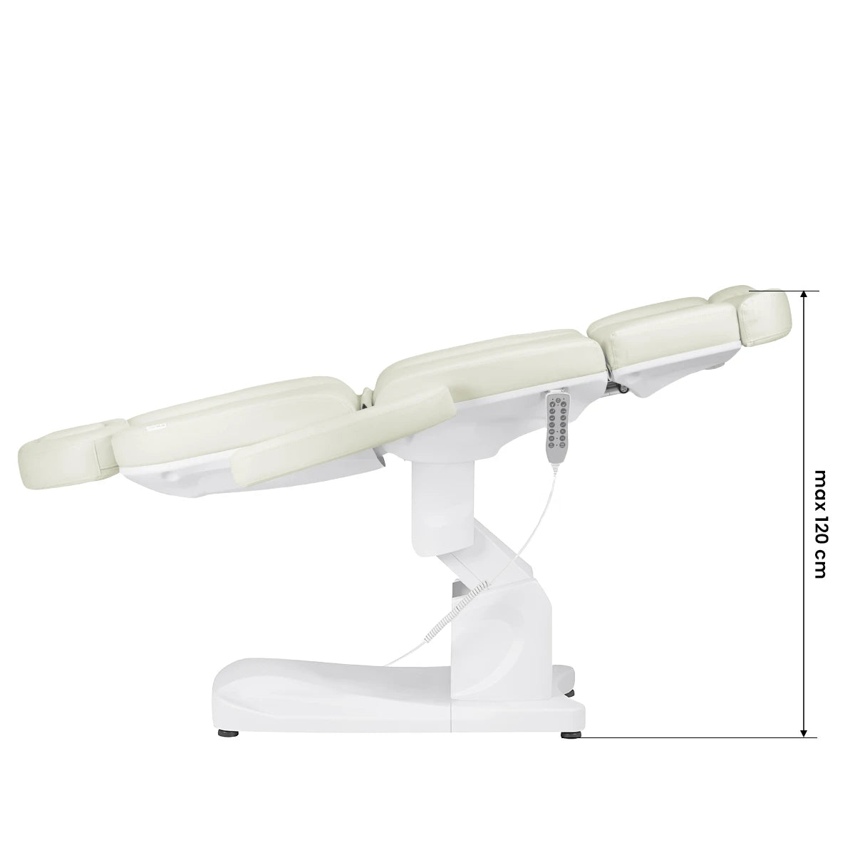 Beauty bed-couche AZZURRO 708a, 4 motors, white, heated