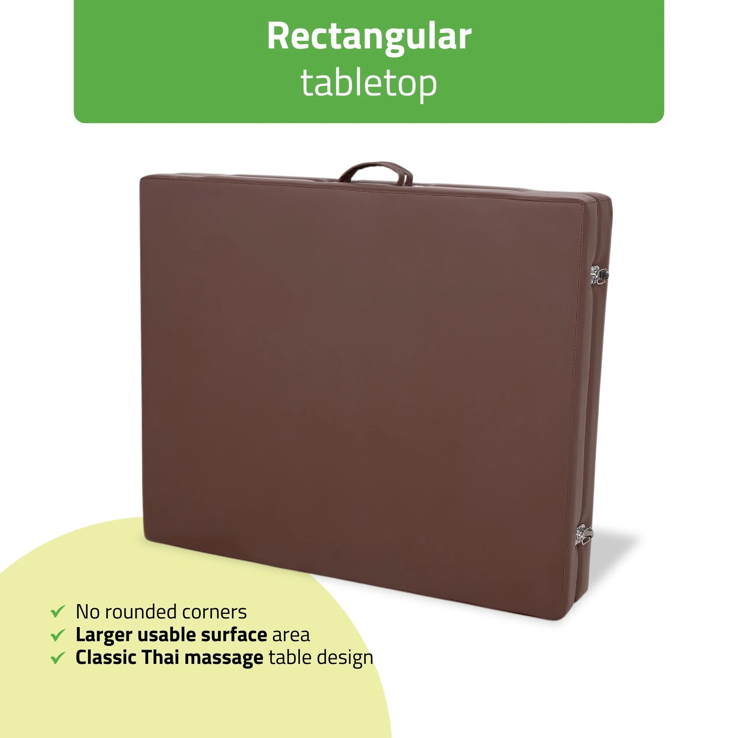 Kannettava hierontapöytä Niro 80 PU k835, ruskea