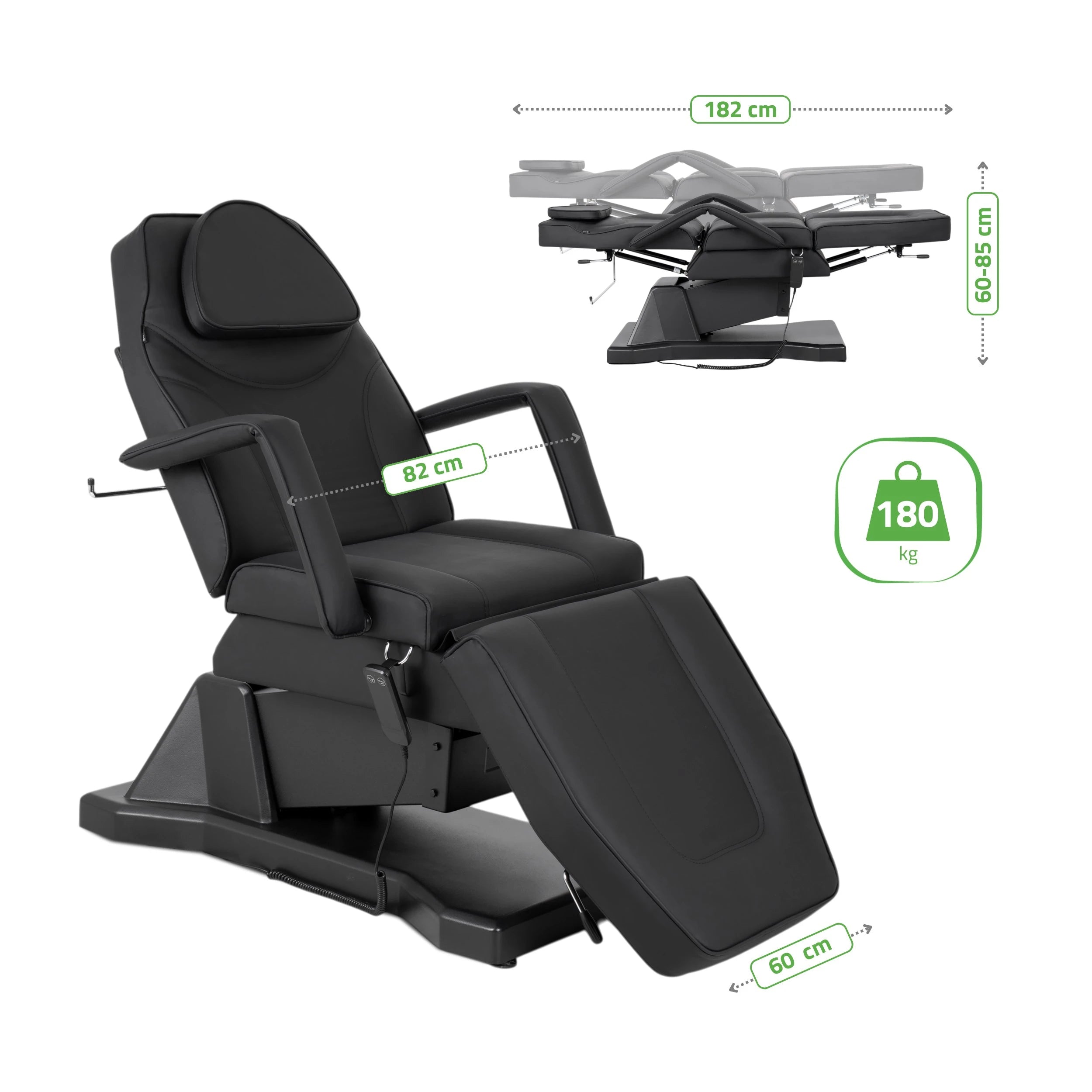 Electric beauty chair Laris Touch Core k315 black