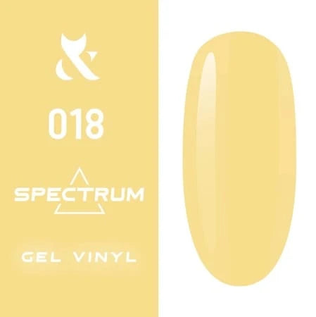 Gel Polish gold Spectrum 018, 7 ml