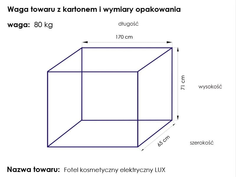 LUX sähköinen hoitotuoli, 3 moottoria, valkoinen / pyökki