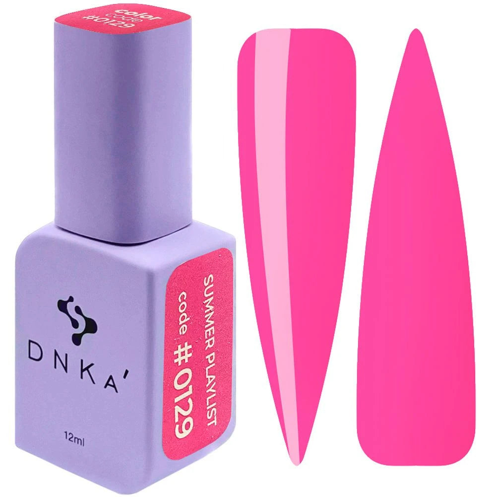 DNKa Gel Polish Color Summer Playlist #0129, geelilakka