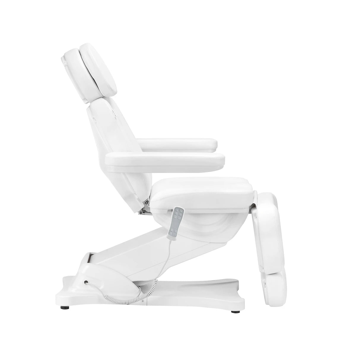Electric cosmetic chair SILLON CLASSIC 3 motors with heating, white