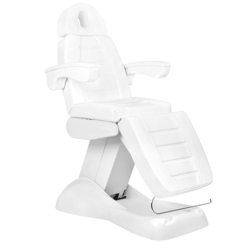 Beauty bed-couche LUX, 4 motors, white with a cradle