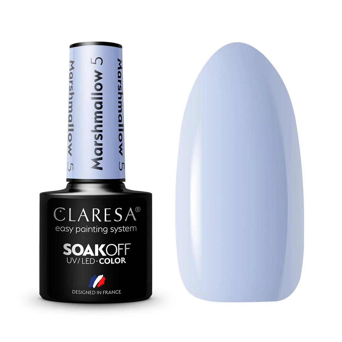 CLARESA Gel polish MARSHMALLOW 5, 5g