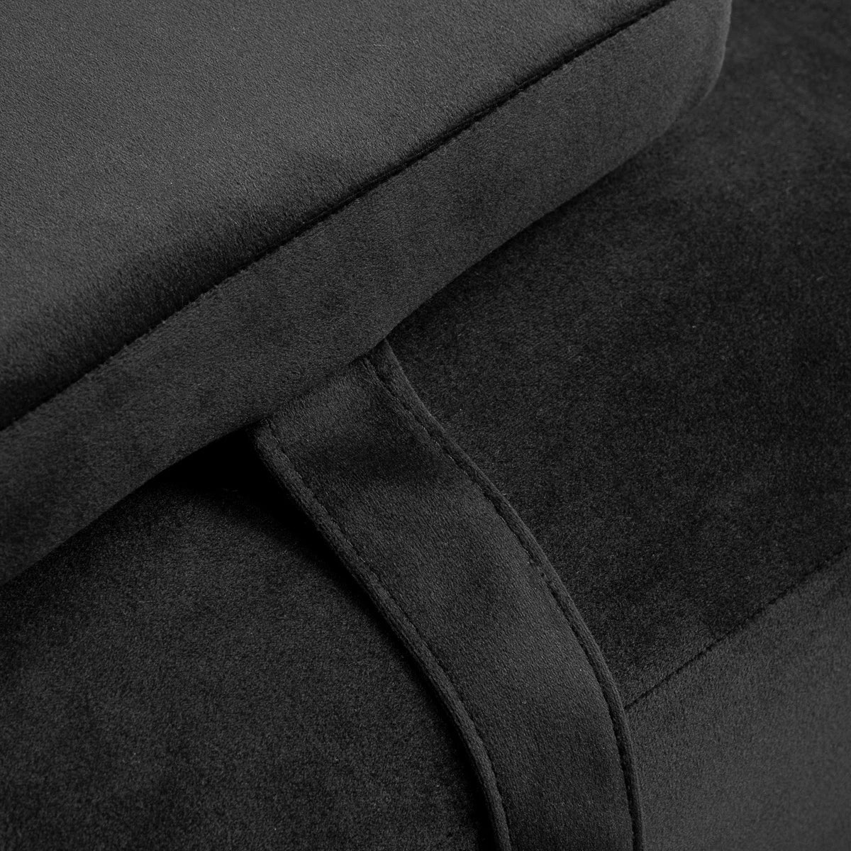 Sillon Corona eyelash treatment chair, black with gold base