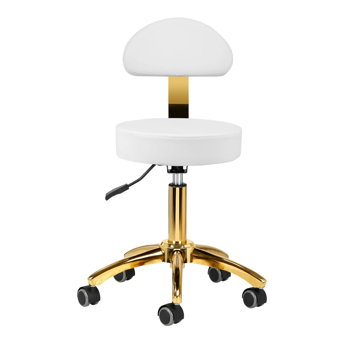 Cosmetic chair AM-304G gold-white