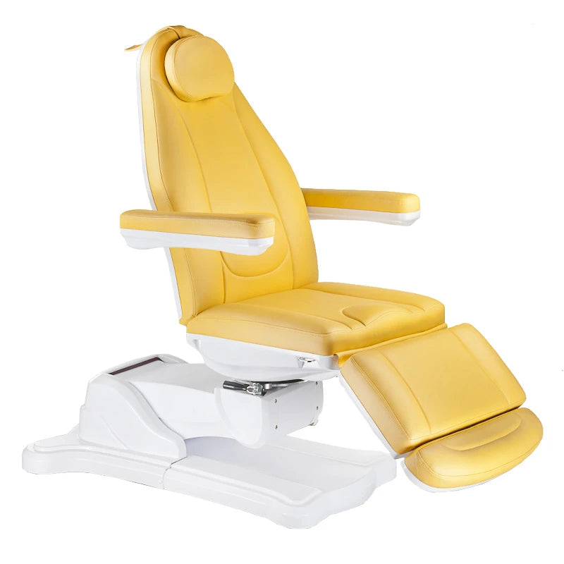 Beauty bed-couche 6672, 4 motors, yellow