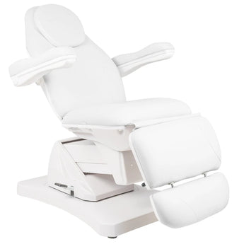 Beauty bed-couche 369, 3 moottoria, pyörivä, valkoinen