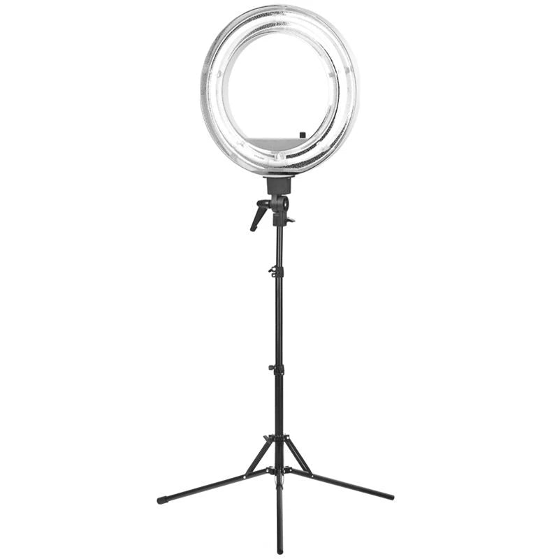 Ring lamp, RING LIGHT 18" 55W, fluorescent, white + tripod