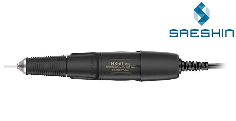 Saeshin Strong H350 Manicure Drill Handpiece (Black)