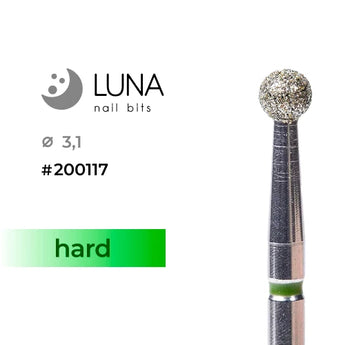 Luna Bits timanttipallo 3,1 mm, karkea (vihreä)