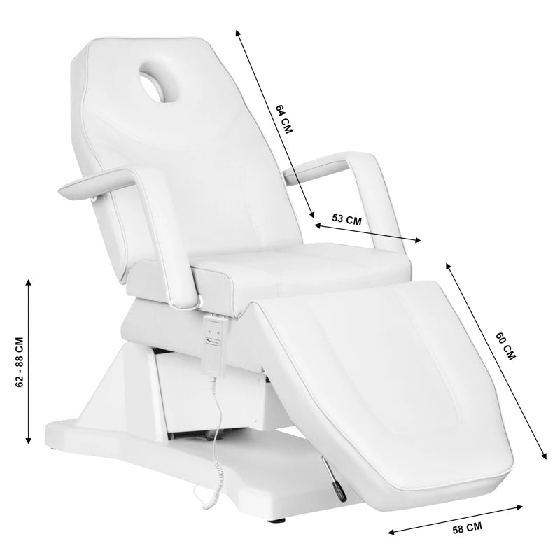 SILLON sähköinen hoitotuoli Soft, 1 moottori, valkoinen