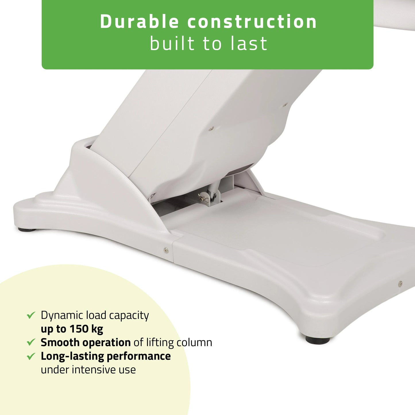 Cosmetic treatment chair, electric Elara PRO 4, violet