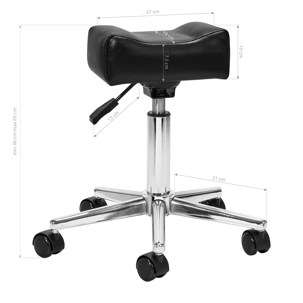 Pedicure Footrest Sillon Bell Black