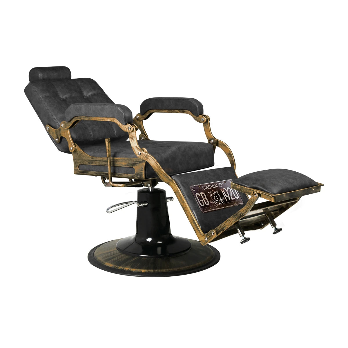 Barber Chair Gabbiano Boss HD Old Leather black