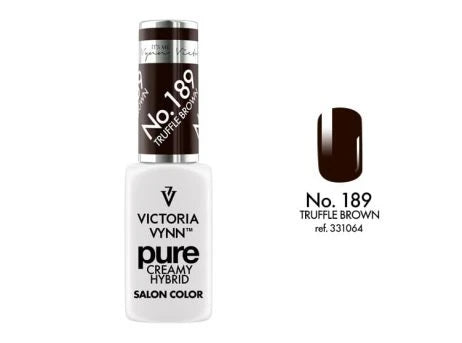VICTORIA VYNN PURE geelilakka 189 Truffle Brown, 8 ml