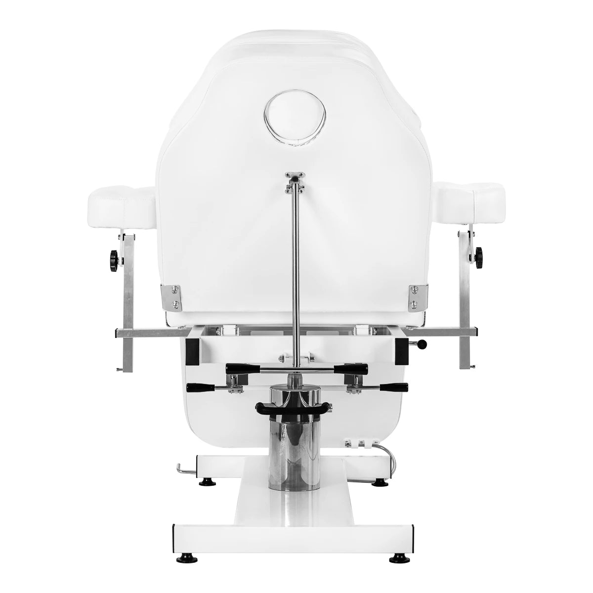 Cosmetic hydraulic chair Sillon A 210DH with cradle white