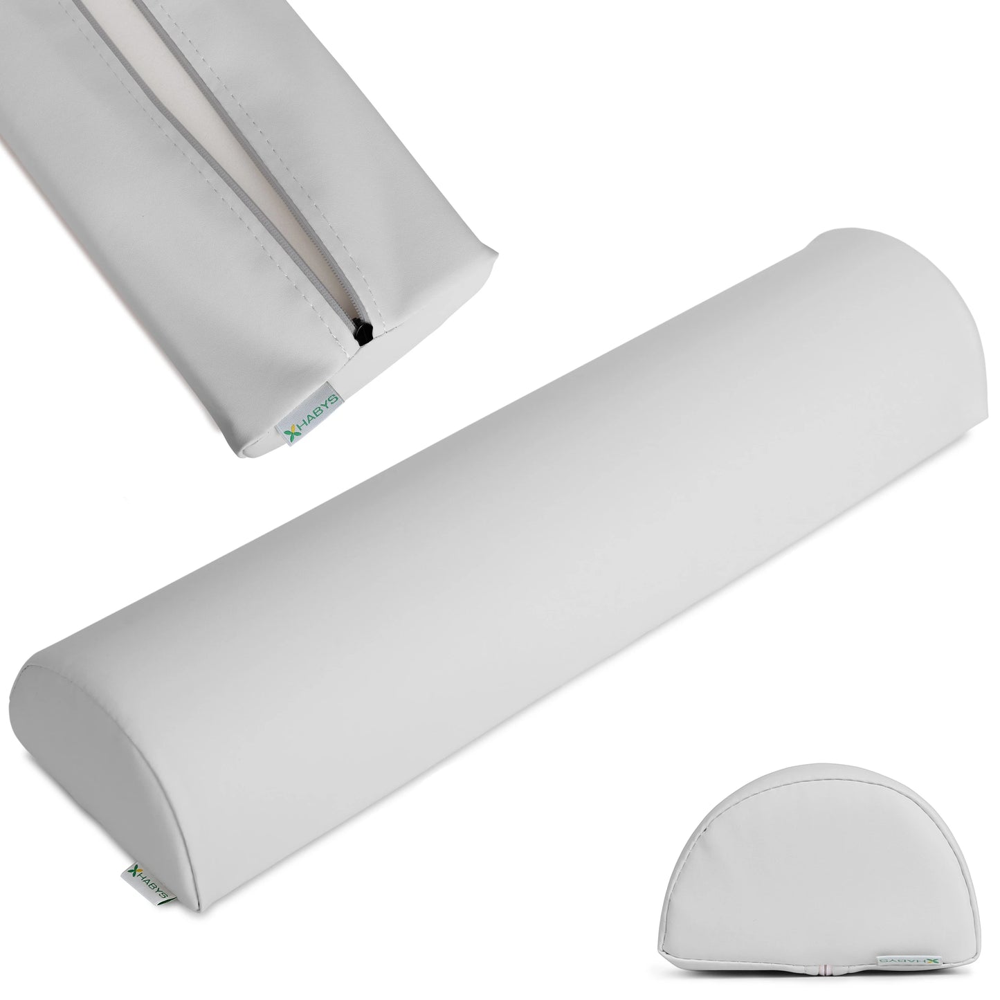 Pusapaļš Spilvens 60x15x10 k729 Gaiši Pelēks