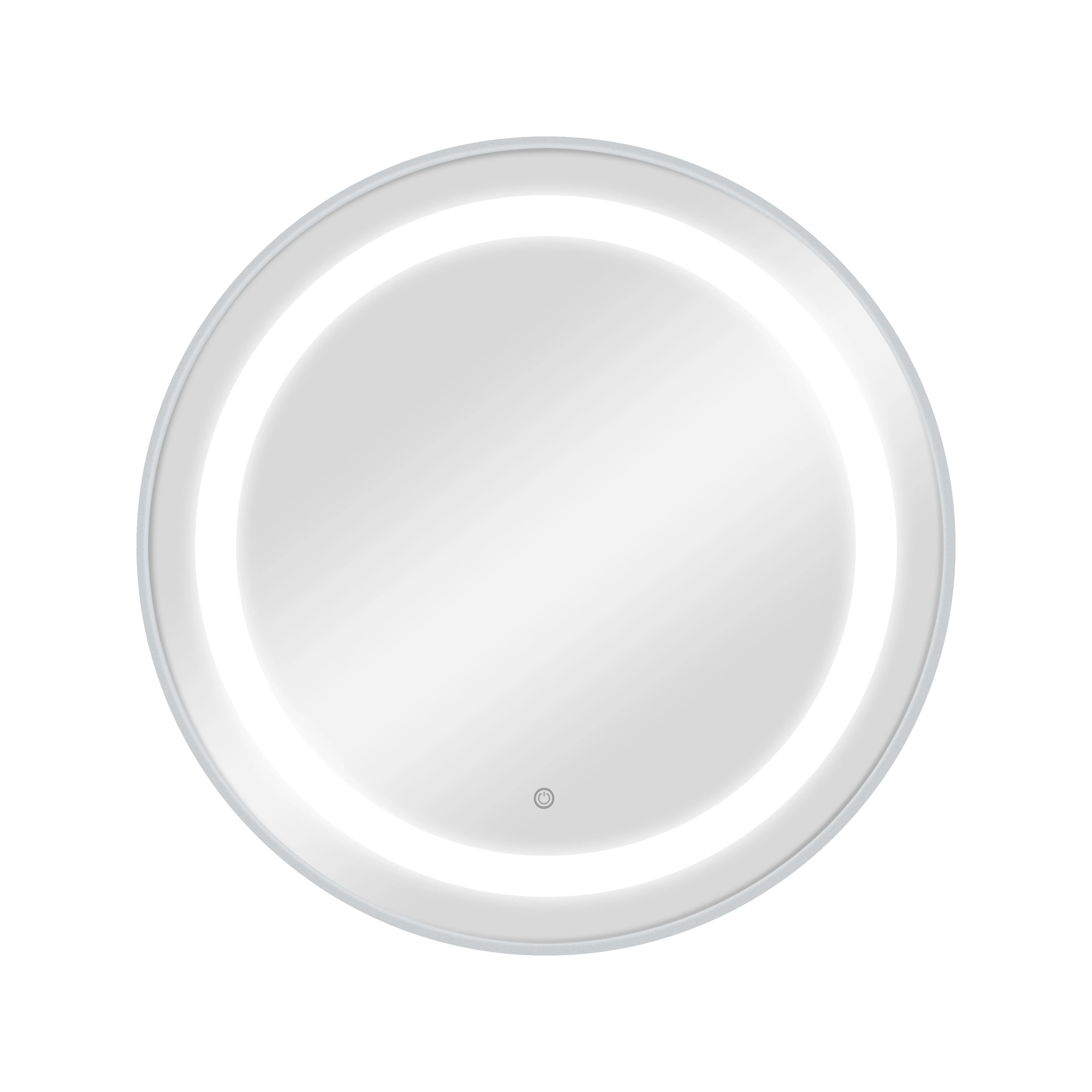 Weelko BREE SILVER pyöreä stylauspöytä LED-valolla